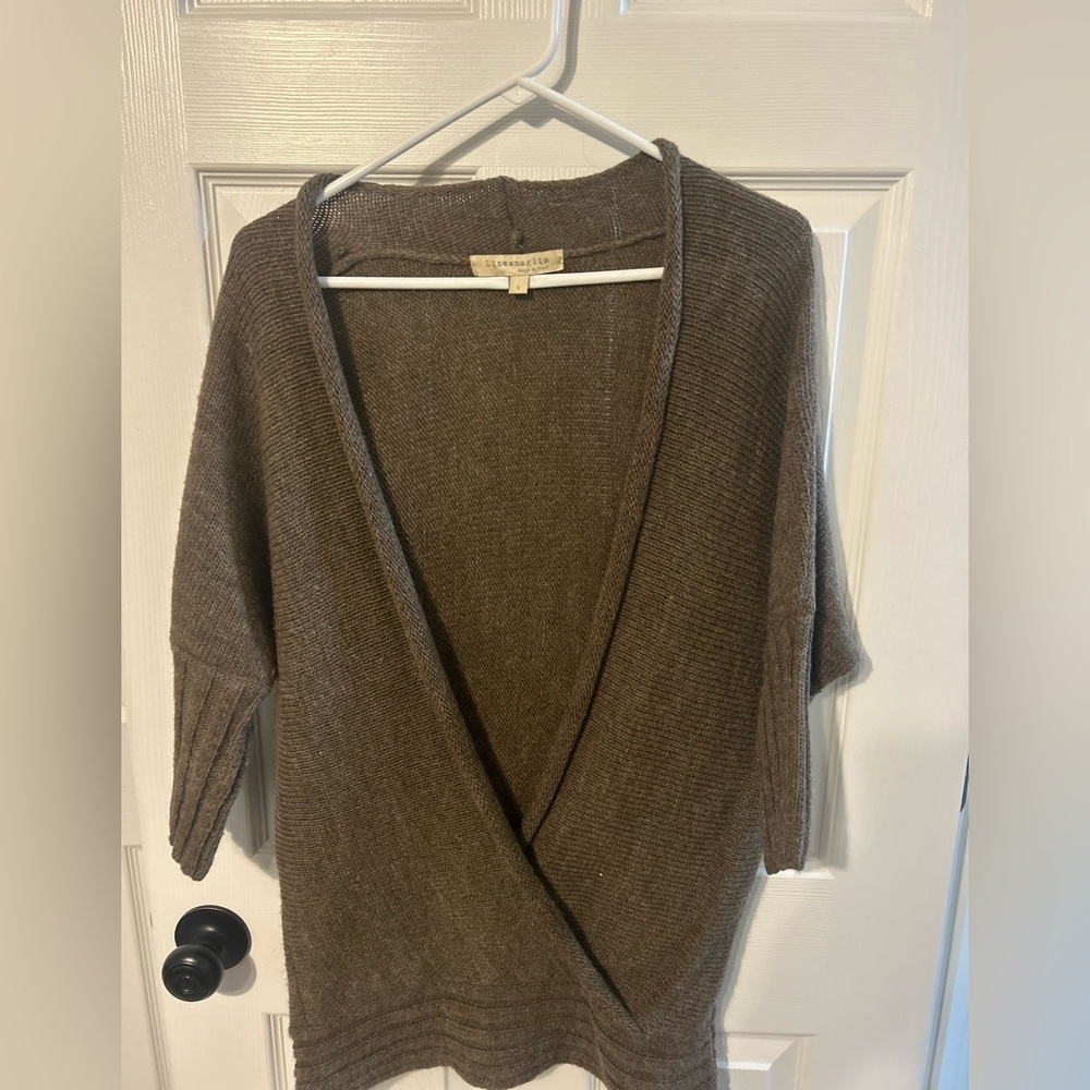 Linemaglia Brown Knit Sweater